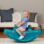 Whale Teeter Totter - Blue