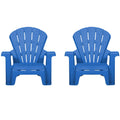 Garden Chair - Blue 2 Pack
