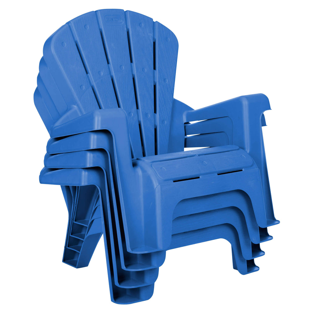 Garden Chair - Blue 4 Pack