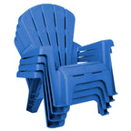 Garden Chair - Blue 4 Pack